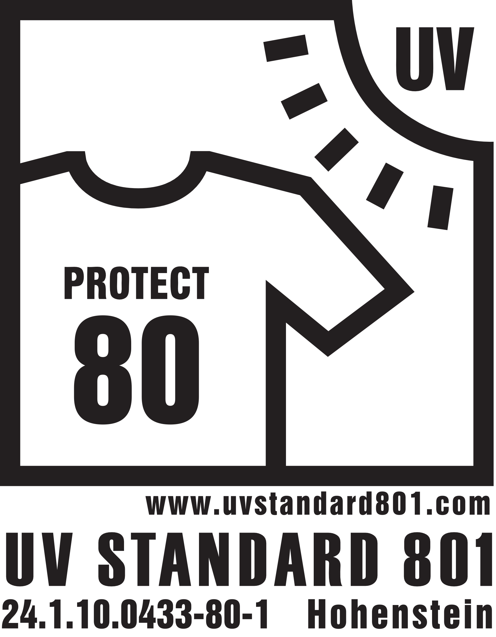 UV STANDARD 801 – PROTECT 80 – 24.1.10.0433-80-1 Hohenstein