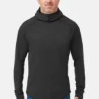 Herren UV Kapuzen Langarmshirt - Front 1
