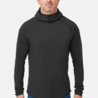 Herren UV Kapuzen Langarmshirt - Front 2