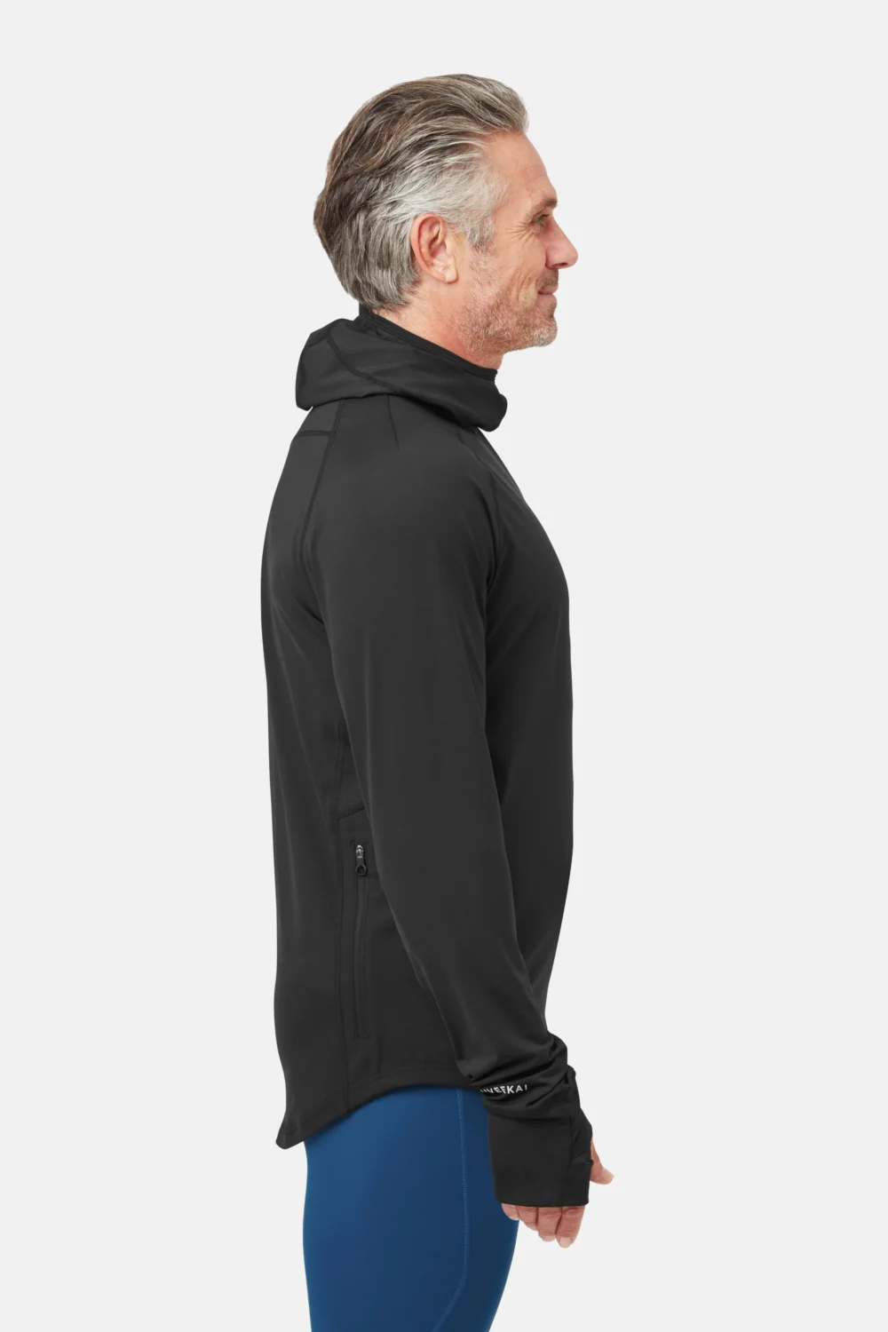 Herren UV Kapuzen Langarmshirt - Side