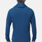 Herren UV Kapuzen Langarmshirt - Back