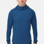 Herren UV Kapuzen Langarmshirt - Front 2