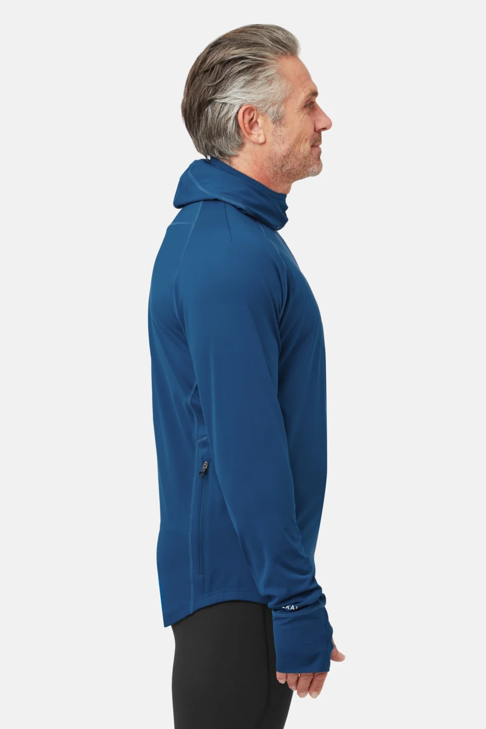 Herren UV Kapuzen Langarmshirt - Side