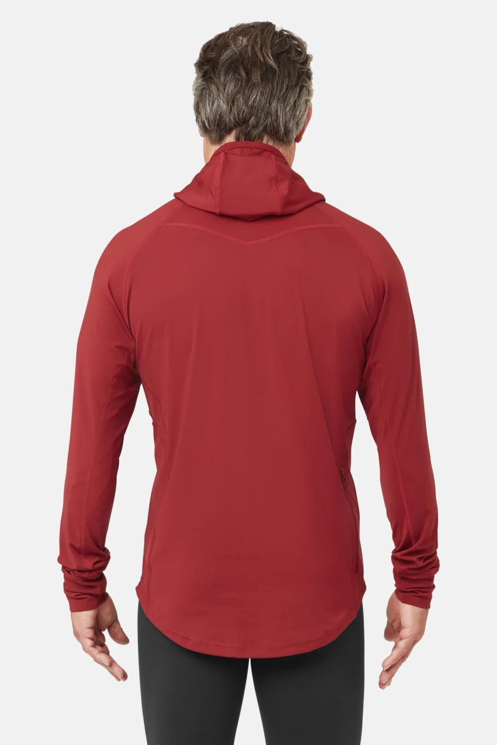 Herren UV Kapuzen Langarmshirt - Back