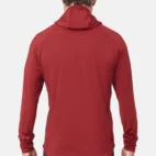 Herren UV Kapuzen Langarmshirt - Back