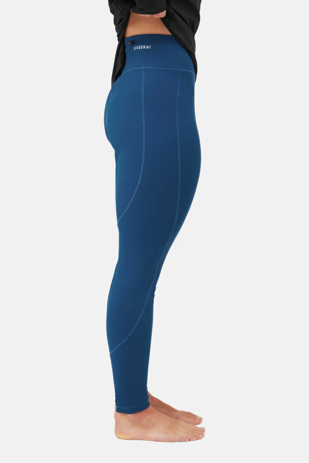Womens_LEGGINGS_BLUE-OPAL_Side Damen UV Leggings - Side