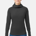 Women’s Long-Sleeve Hooded UV Shirt - Black