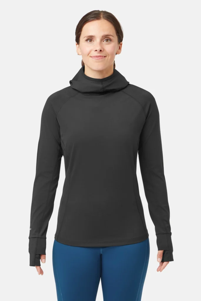 Damen UV Kapuzen Langarmshirt - Front 1