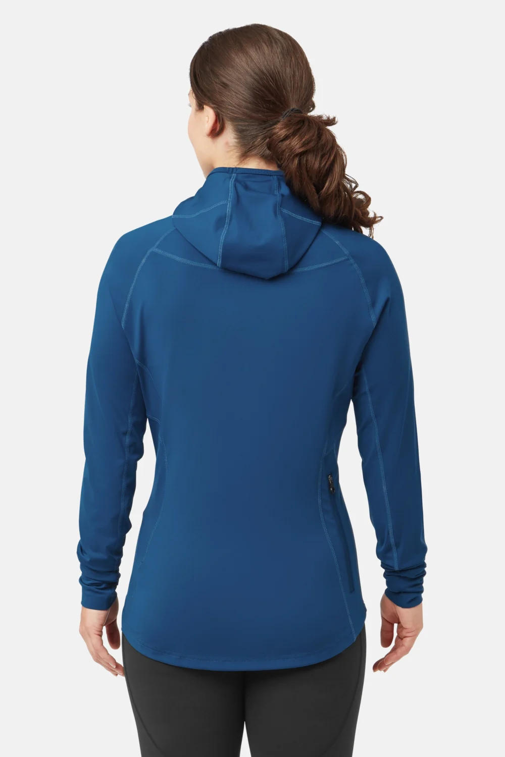 Damen UV Kapuzen Langarmshirt - Back
