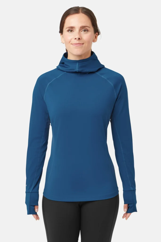 Damen UV Kapuzen Langarmshirt - Front 1