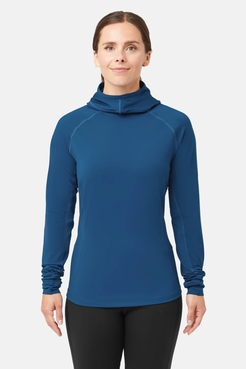 Damen UV Kapuzen Langarmshirt - Front 2