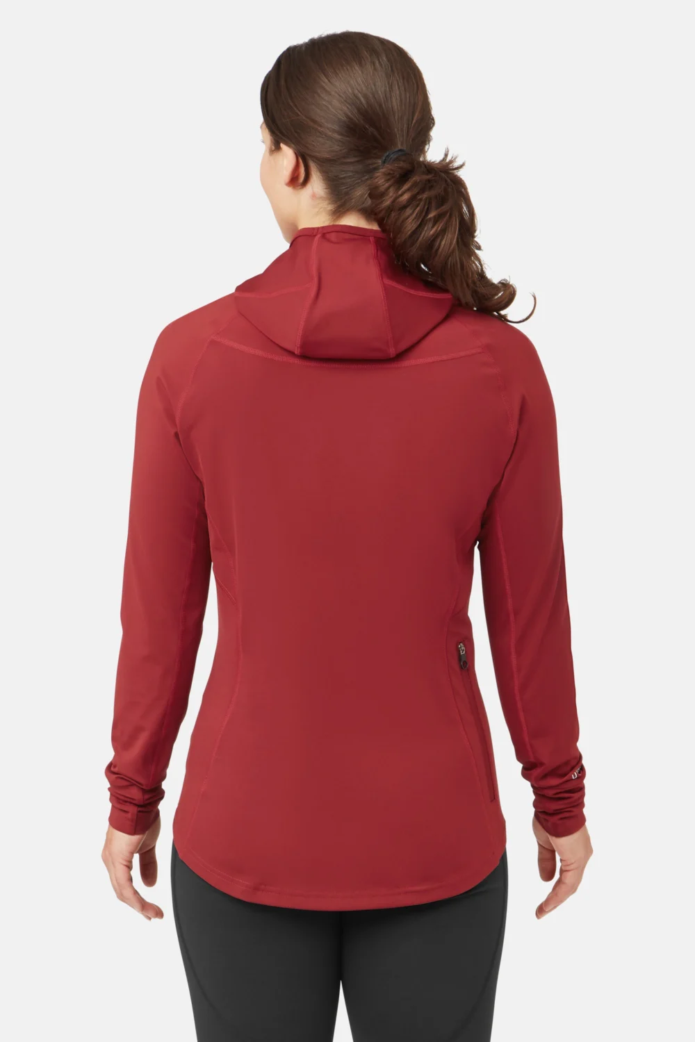 Damen UV Kapuzen Langarmshirt - Back