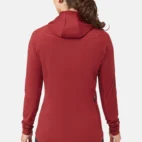 Damen UV Kapuzen Langarmshirt - Back