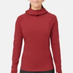 Women’s Long-Sleeve Hooded UV Shirt - Red
