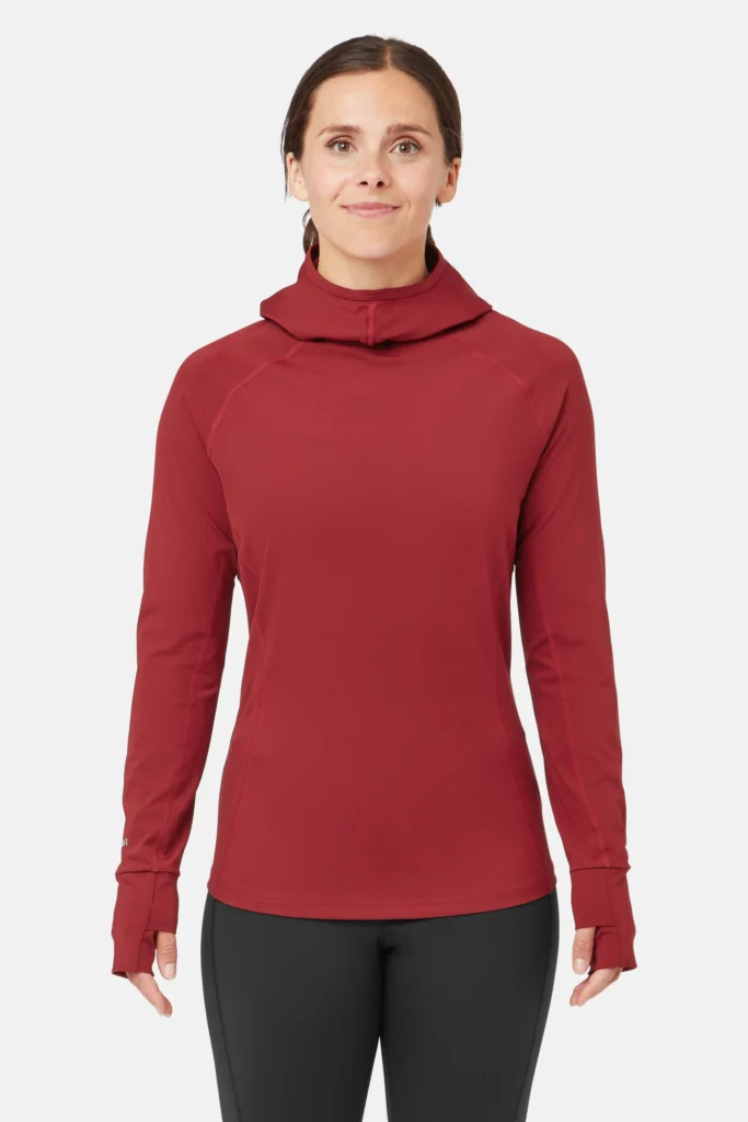 Damen UV Kapuzen Langarmshirt - Front 1