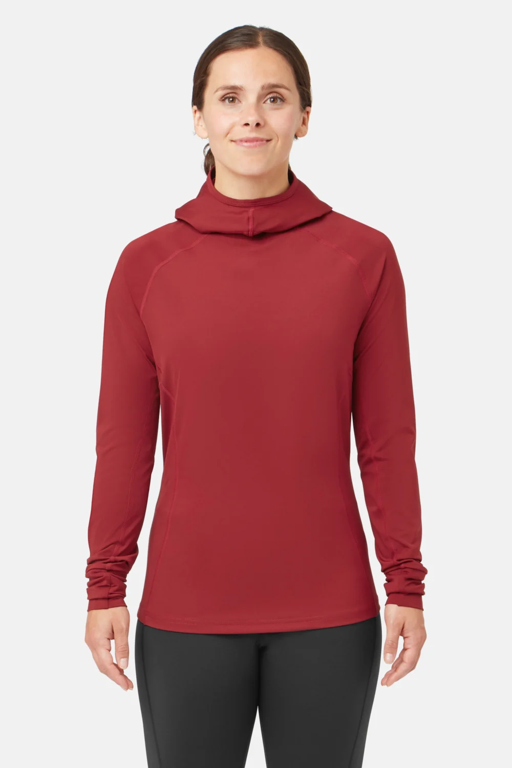 Damen UV Kapuzen Langarmshirt - Front 2