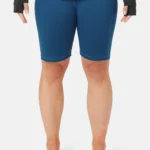 Women's UV Swim Shorts - Knee Length - Blue